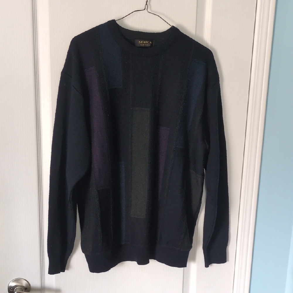 Serica Men's Black Sweater